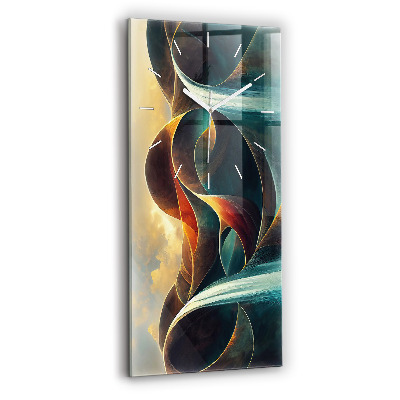 Téglalap alakú üvegóra Folyó vízesés