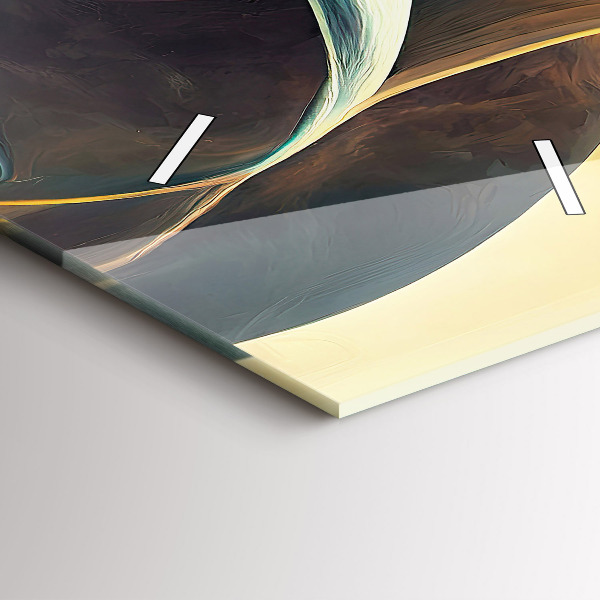 Téglalap alakú üvegóra Folyó vízesés