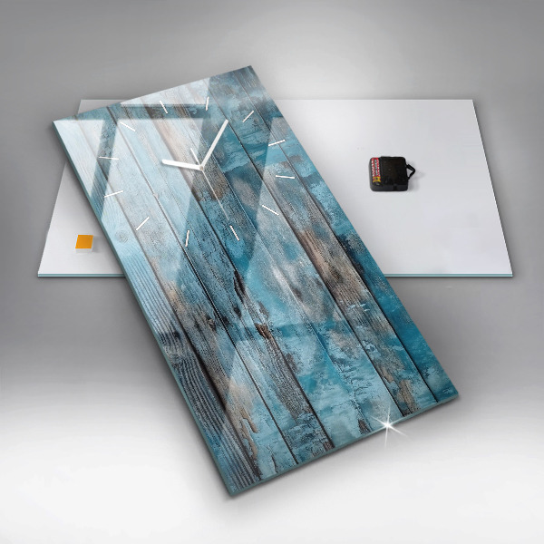 Téglalap alakú üvegóra Kék táblák