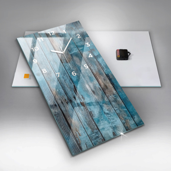 Téglalap alakú üvegóra Kék táblák