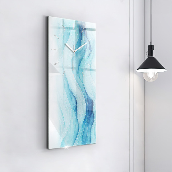 Téglalap alakú üvegóra Kék felhők