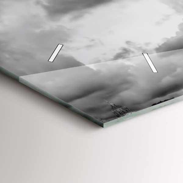 Vízszintes üvegóra Párizsi Effel-torony