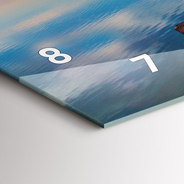 Vízszintes üvegóra Tó mólója