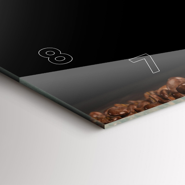 Vízszintes üvegóra Egy csésze forró kávé