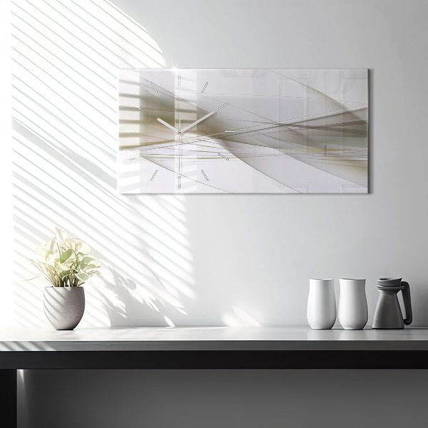 Vízszintes üvegóra Fényes absztrakció