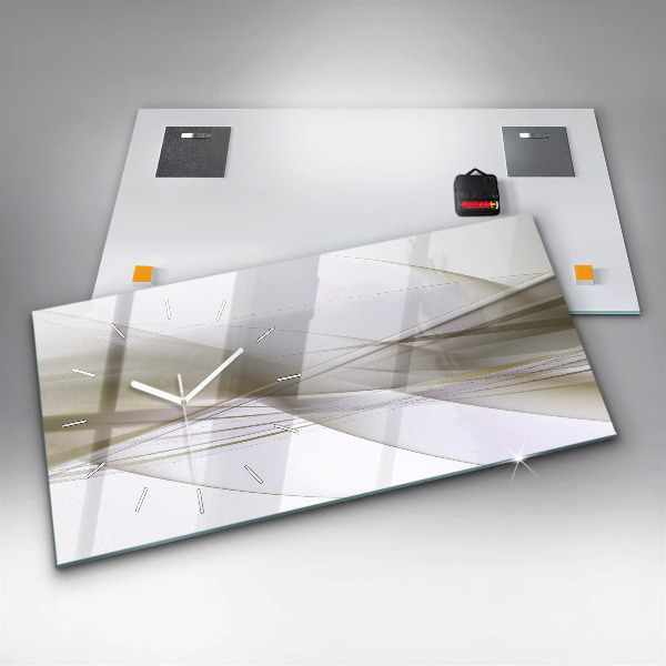 Vízszintes üvegóra Fényes absztrakció