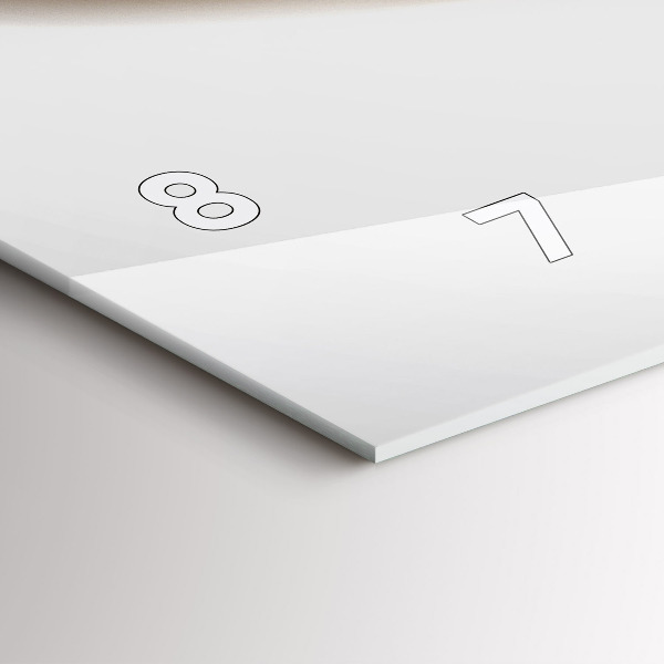 Vízszintes üvegóra Absztrakt vonalak