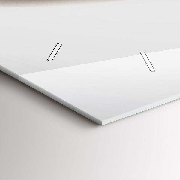 Vízszintes üvegóra Absztrakt vonalak