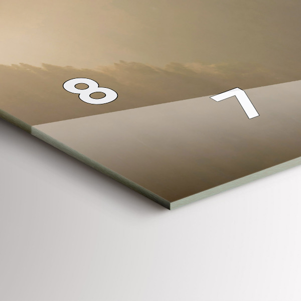 Vízszintes üvegóra Egy fa a hegyekben