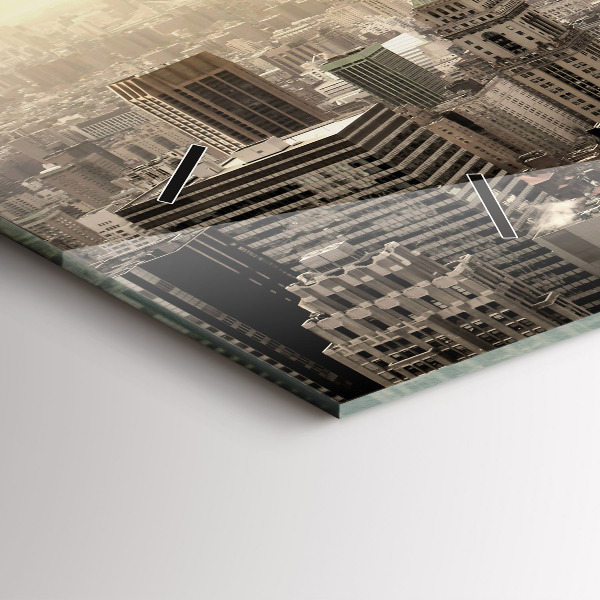 Vízszintes üvegóra New York Towers