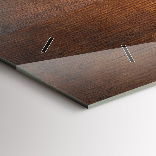 Vízszintes üvegóra Régi fa