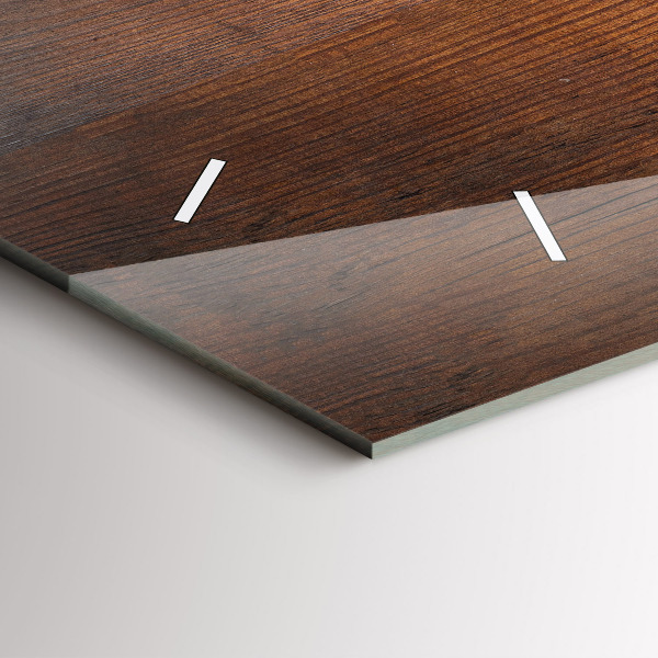 Vízszintes üvegóra Régi fa