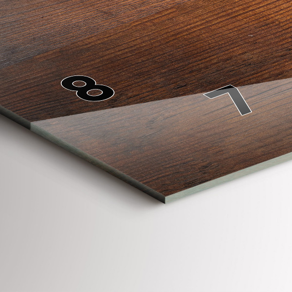 Vízszintes üvegóra Régi fa