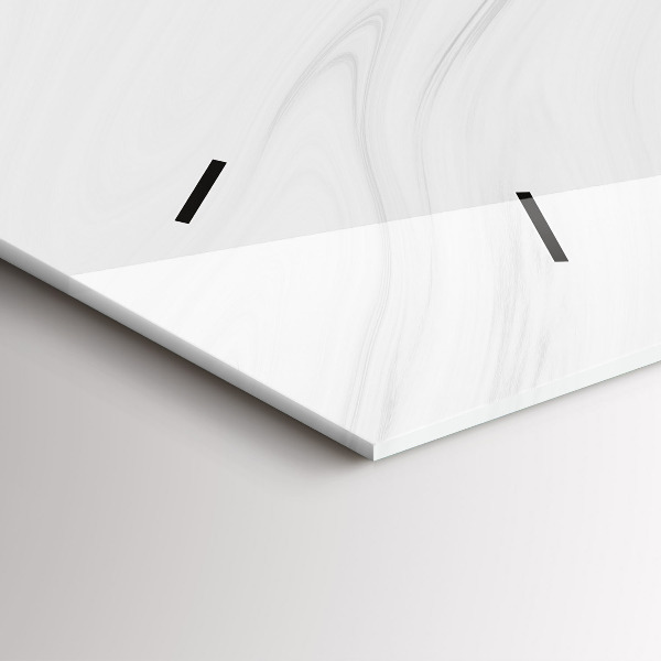 Vízszintes üvegóra Dekoratív márvány