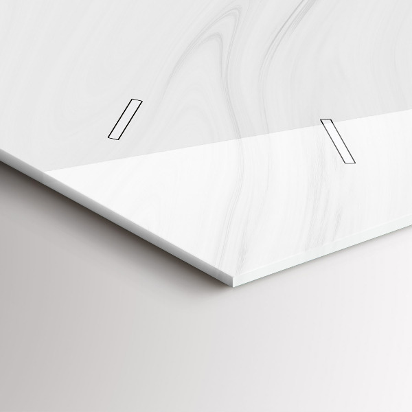 Vízszintes üvegóra Dekoratív márvány