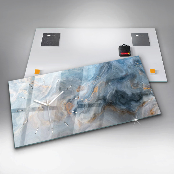 Vízszintes üvegóra Márvány minta