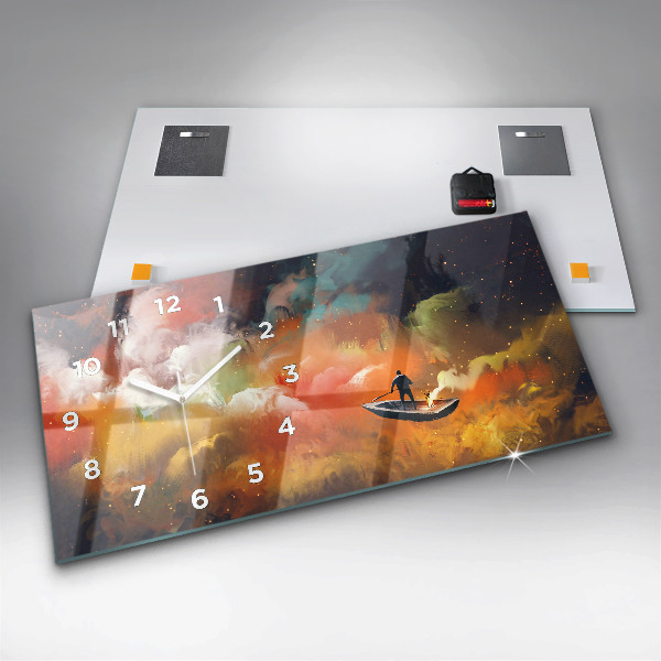 Vízszintes üvegóra Absztrakt festészet