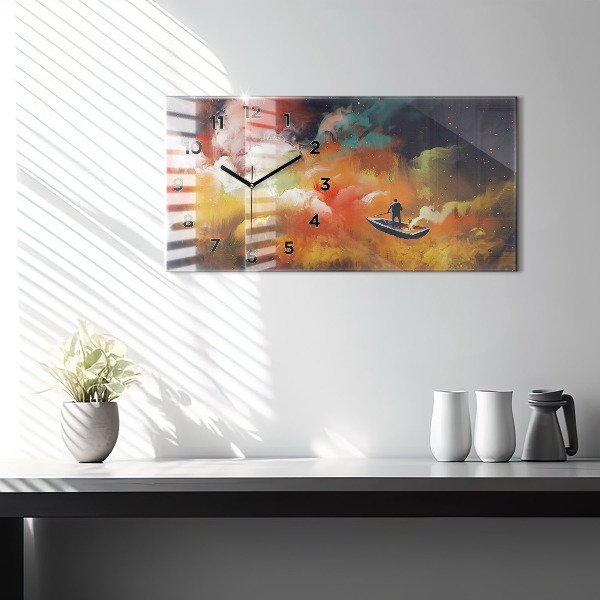 Vízszintes üvegóra Absztrakt festészet