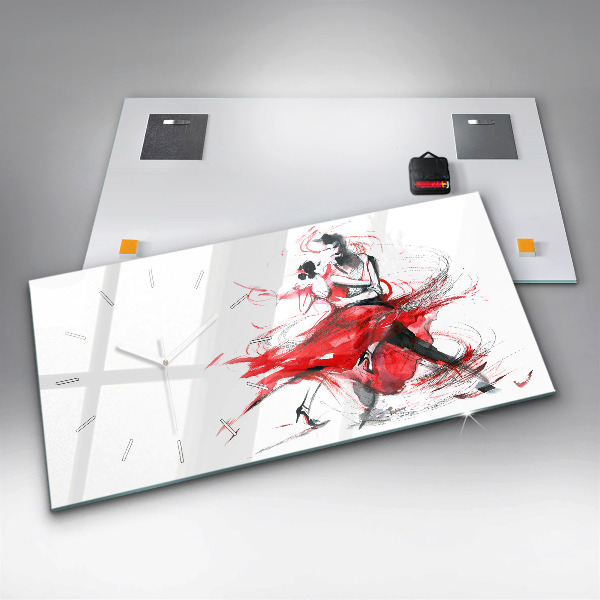 Vízszintes üvegóra Táncoló pár