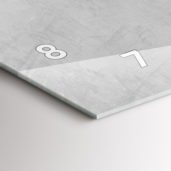 Vízszintes üvegóra Kőfal