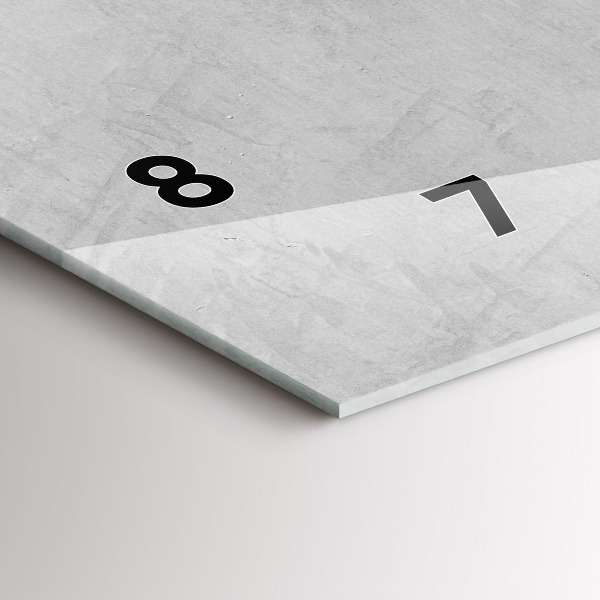 Vízszintes üvegóra Kőfal