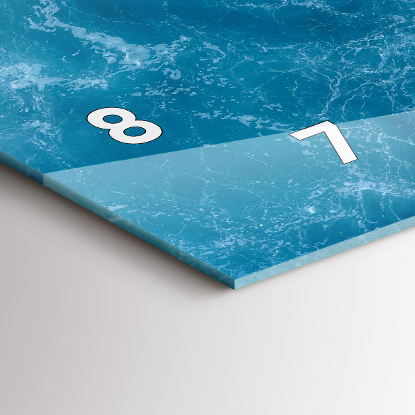 Vízszintes üvegóra Tengervíz