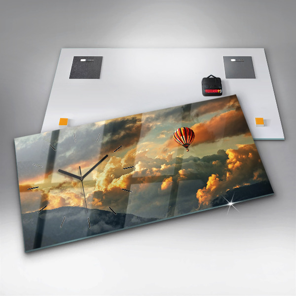 Vízszintes üvegóra Léggömb repülés a felhőkben