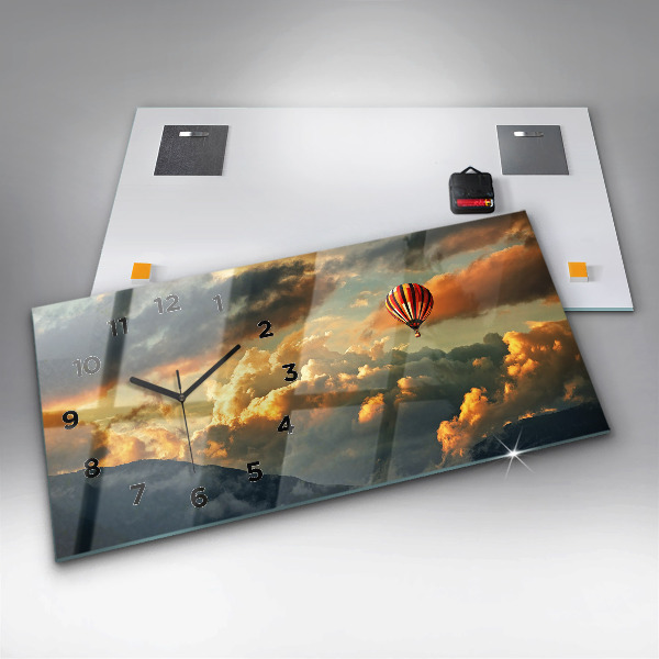 Vízszintes üvegóra Léggömb repülés a felhőkben