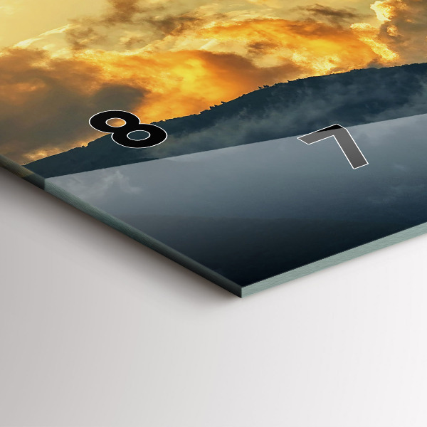 Vízszintes üvegóra Léggömb repülés a felhőkben