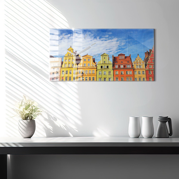 Vízszintes üvegóra Wroclaw - Óváros