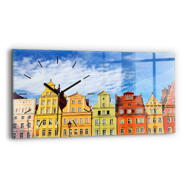 Vízszintes üvegóra Wroclaw - Óváros