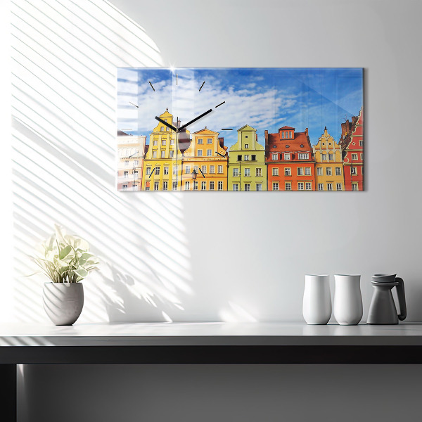 Vízszintes üvegóra Wroclaw - Óváros