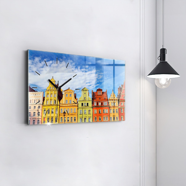 Vízszintes üvegóra Wroclaw - Óváros