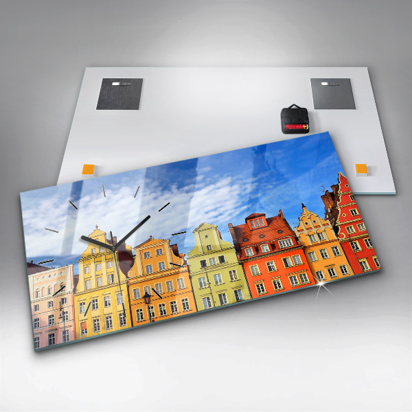 Vízszintes üvegóra Wroclaw - Óváros