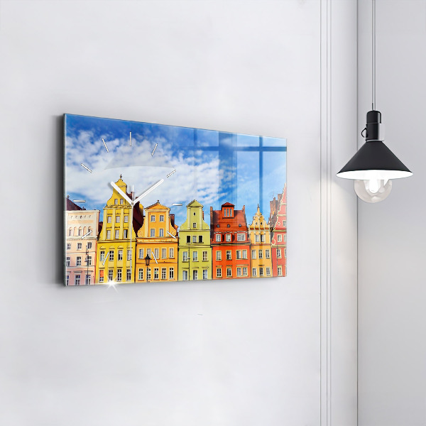 Vízszintes üvegóra Wroclaw - Óváros