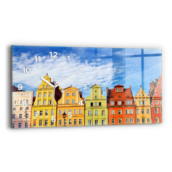 Vízszintes üvegóra Wroclaw - Óváros