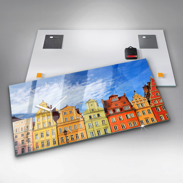 Vízszintes üvegóra Wroclaw - Óváros