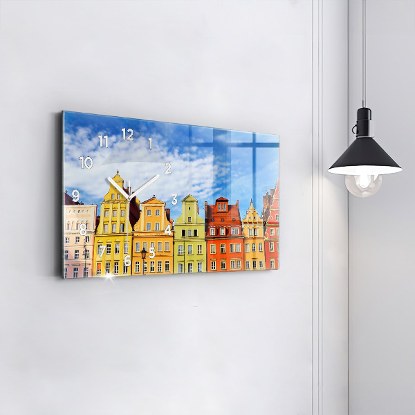 Vízszintes üvegóra Wroclaw - Óváros