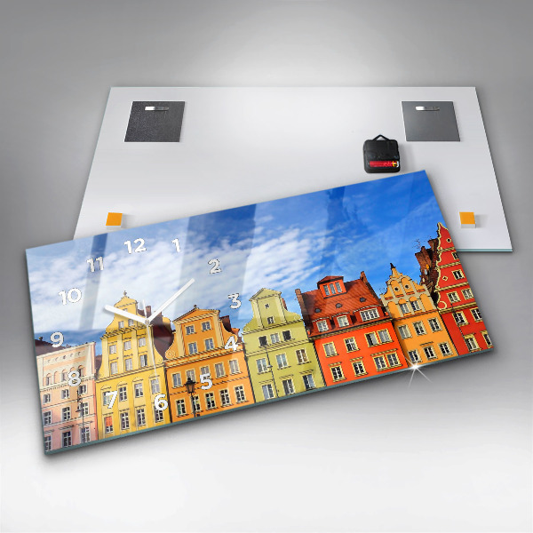 Vízszintes üvegóra Wroclaw - Óváros