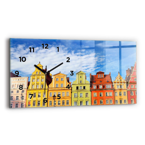 Vízszintes üvegóra Wroclaw - Óváros
