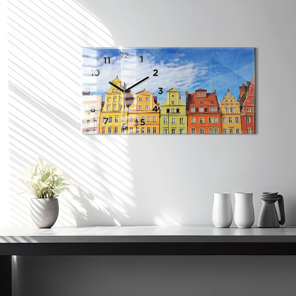 Vízszintes üvegóra Wroclaw - Óváros