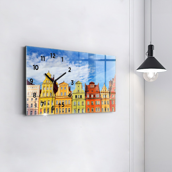 Vízszintes üvegóra Wroclaw - Óváros