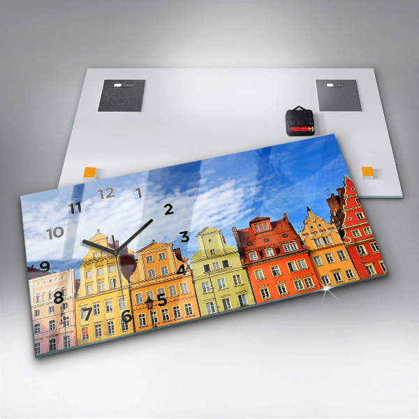 Vízszintes üvegóra Wroclaw - Óváros