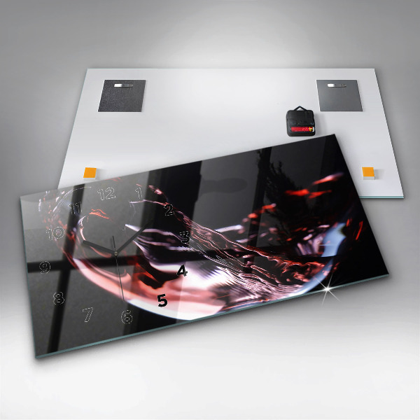 Vízszintes üvegóra Pohár bor