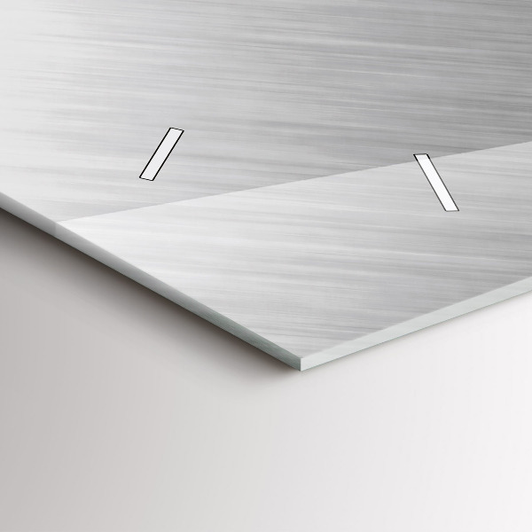 Vízszintes üvegóra Fém fal