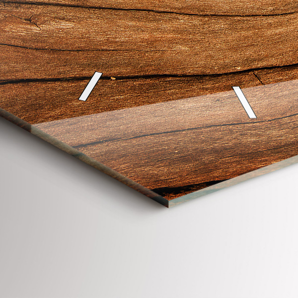 Vízszintes üvegóra Régi fa