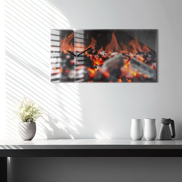 Vízszintes üvegóra Rostély