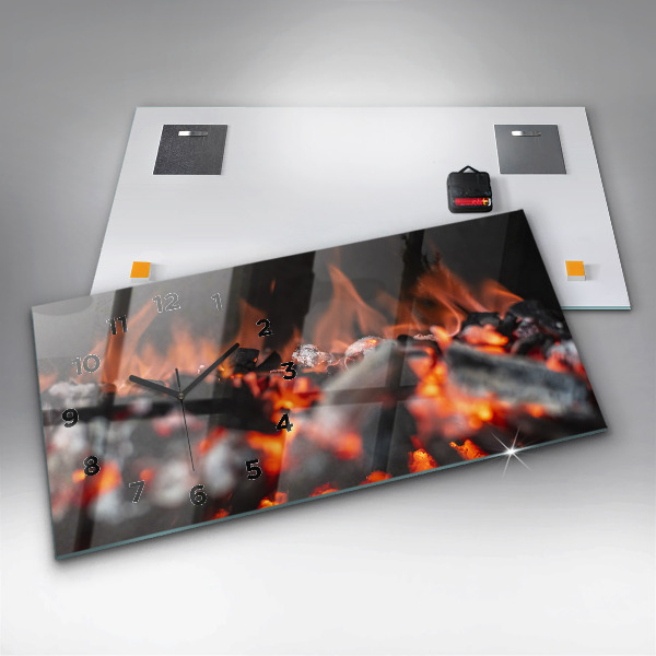 Vízszintes üvegóra Rostély