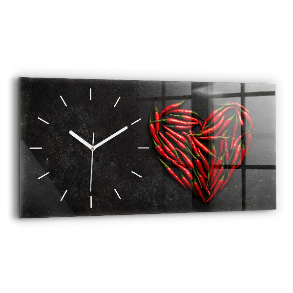 Vízszintes üvegóra Paprika szíve