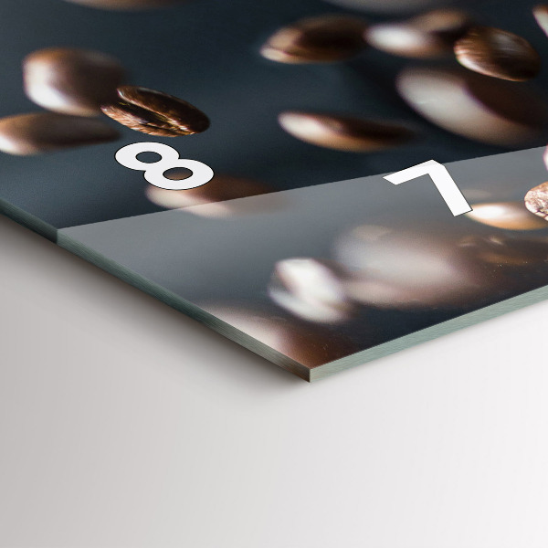 Vízszintes üvegóra Kávébab